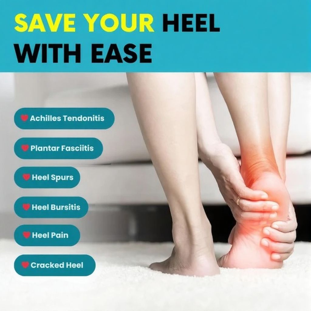 Heel Protector for Pain Relief | Anti-Crack & Cushion Support