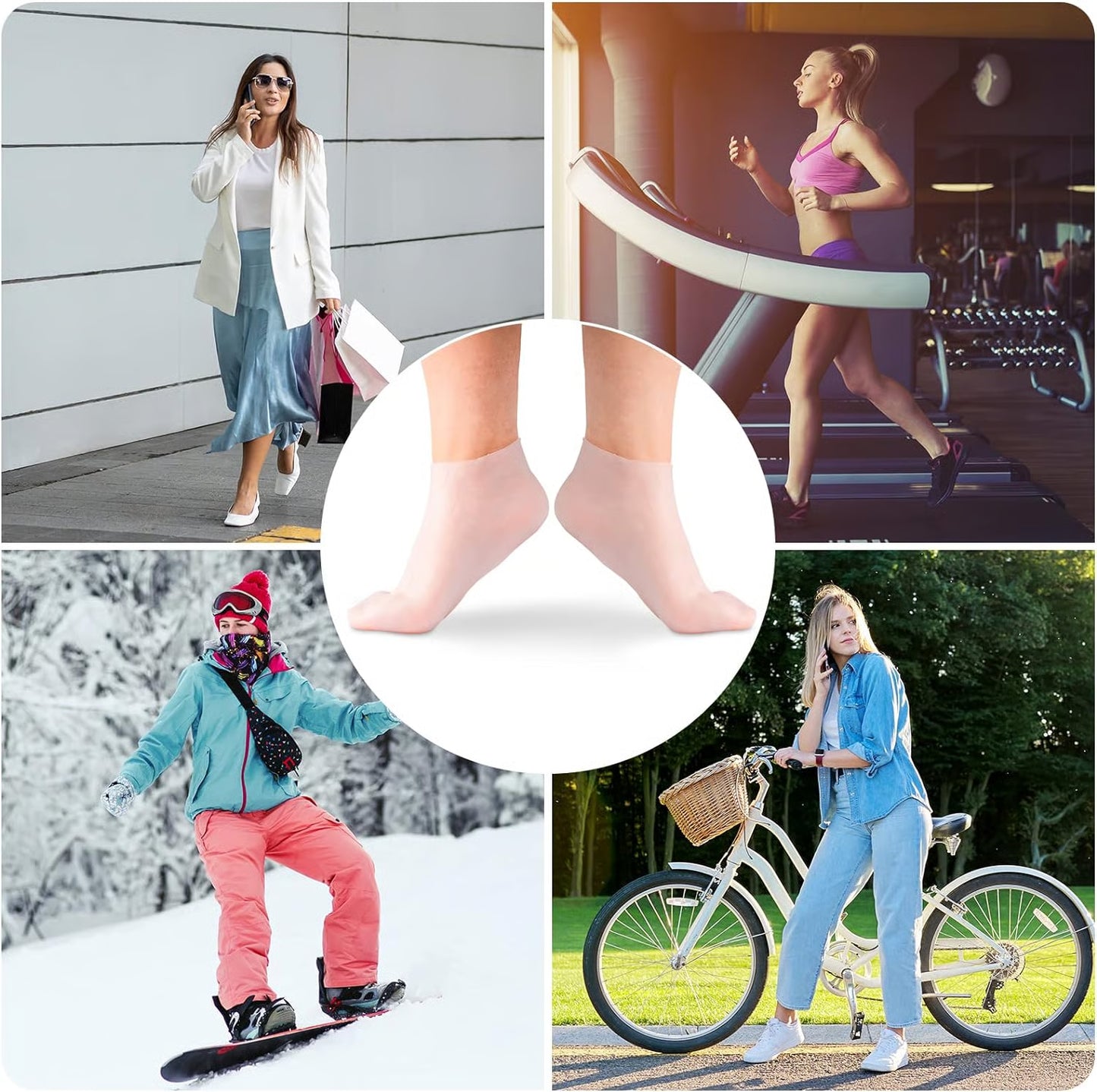 Silicone Moisturizing Foot Socks