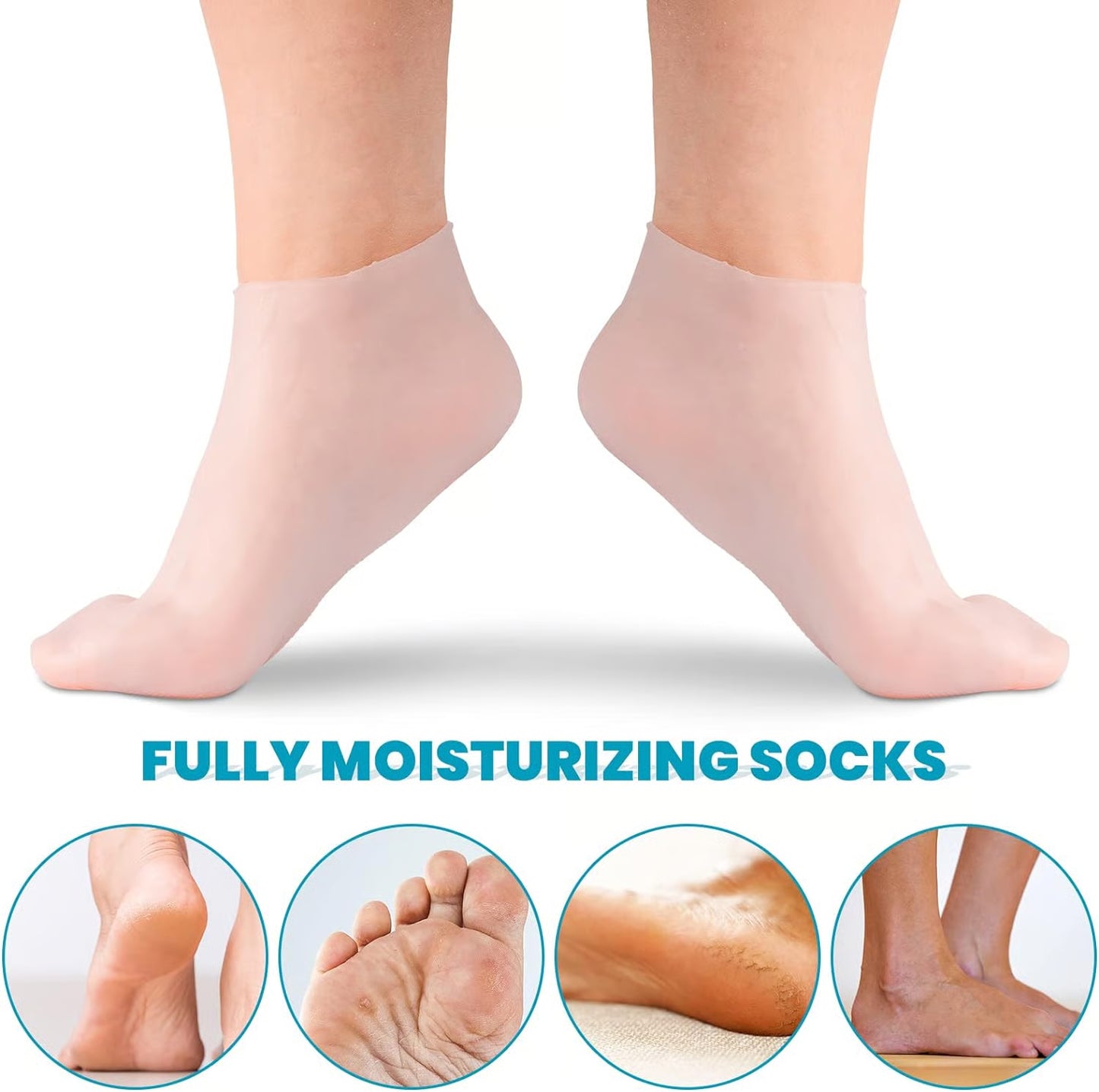 Silicone Moisturizing Foot Socks